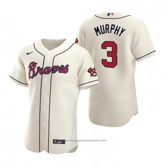 Maglia Baseball Uomo Atlanta Braves Dale Murphy Autentico 2020 Alternato Crema