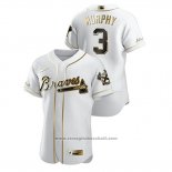 Maglia Baseball Uomo Atlanta Braves Dale Murphy Golden Edition Autentico Bianco