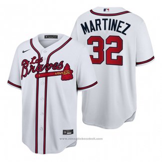 Maglia Baseball Uomo Atlanta Braves Dennis Martinez Hispanic Heritage Bianco