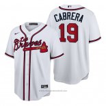 Maglia Baseball Uomo Atlanta Braves Francisco Cabrera Hispanic Heritage Autentico Bianco