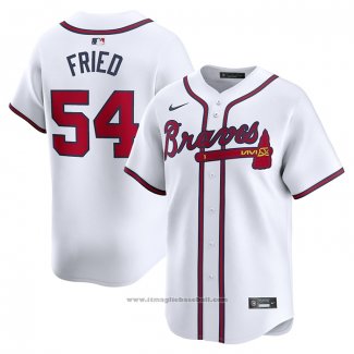 Maglia Baseball Uomo Atlanta Braves Max Fried Home Limited Bianco