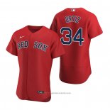 Maglia Baseball Uomo Boston Red Sox David Ortiz Autentico Alternato 2020 Rosso