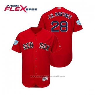 Maglia Baseball Uomo Boston Red Sox J.d. Martinez Replica Alternato Rosso