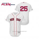 Maglia Baseball Uomo Boston Red Sox Steve Pearce Flex Base Bianco