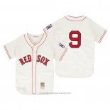 Maglia Baseball Uomo Boston Red Sox Ted Williams 1939 Autentico Primera Crema