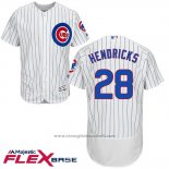 Maglia Baseball Uomo Chicago Cubs 28 Kyle Hendricks Bianco Flex Base