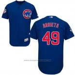 Maglia Baseball Uomo Chicago Cubs 49 Jake Arrieta Flex Base Giocatore