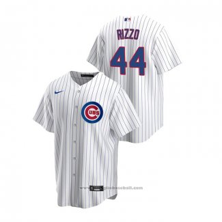 Maglia Baseball Uomo Chicago Cubs Anthony Rizzo Replica Home Bianco