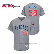 Maglia Baseball Uomo Chicago Cubs Kendall Graveman Flex Base Grigio