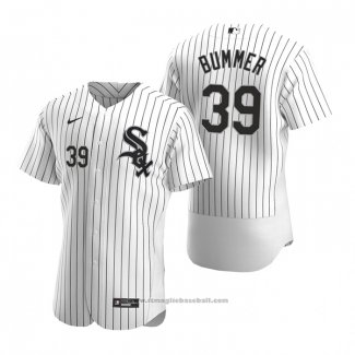 Maglia Baseball Uomo Chicago White Sox Aaron Bummer Autentico 2020 Primera Bianco