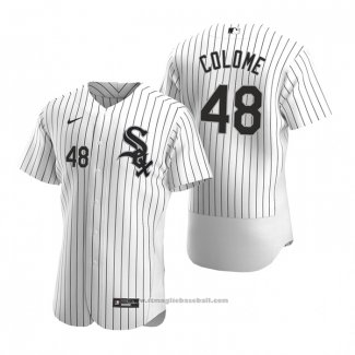 Maglia Baseball Uomo Chicago White Sox Alex Colome Autentico 2020 Primera Bianco