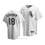 Maglia Baseball Uomo Chicago White Sox Brian Goodwin Replica Bianco