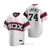 Maglia Baseball Uomo Chicago White Sox Eloy Jimenez Cooperstown Collection Primera Bianco