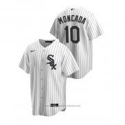 Maglia Baseball Uomo Chicago White Sox Yoan Moncada Replica Home Bianco