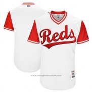 Maglia Baseball Uomo Cincinnati Reds Players Weekend 2017 Personalizzate Bianco