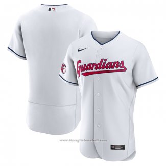 Maglia Baseball Uomo Cleveland Guardians Primera Autentico Bianco