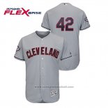 Maglia Baseball Uomo Cleveland Indians 2019 Jackie Robinson Day Flex Base Grigio