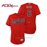 Maglia Baseball Uomo Cleveland Indians Brandon Guyer Flex Base Autentico Collection Alternato 2019 Rosso