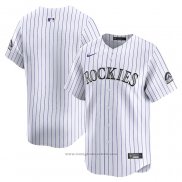 Maglia Baseball Uomo Colorado Rockies Home Limited Bianco