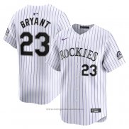 Maglia Baseball Uomo Colorado Rockies Kris Bryant Home Limited Bianco