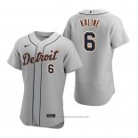 Maglia Baseball Uomo Detroit Tigers AL Kaline Autentico 2020 Road Grigio