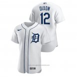 Maglia Baseball Uomo Detroit Tigers Brandon Dixon Authentic Bianco