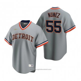 Maglia Baseball Uomo Detroit Tigers Renato Nunez Cooperstown Collection Road Grigio