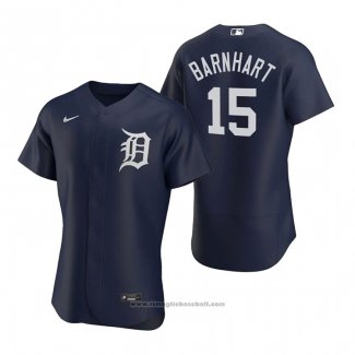 Maglia Baseball Uomo Detroit Tigers Tucker Barnhart Autentico Alternato Blu