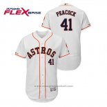 Maglia Baseball Uomo Houston Astros Brad Peacock Flex Base Bianco