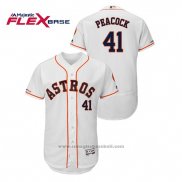 Maglia Baseball Uomo Houston Astros Brad Peacock Flex Base Bianco