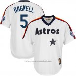 Maglia Baseball Uomo Houston Astros Jeff Bagwell Bianco 2017 Hall Of Fame Cooperstown