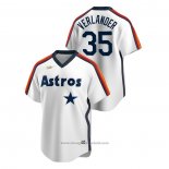 Maglia Baseball Uomo Houston Astros Justin Verlander Cooperstown Collection Home Bianco
