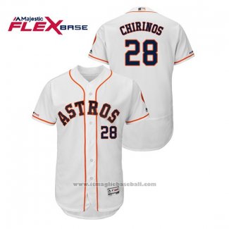 Maglia Baseball Uomo Houston Astros Robinson Chirinos Flex Base Bianco