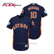 Maglia Baseball Uomo Houston Astros Yuli Gurriel Flex Base Allenamento Primaverile 2019 Blu