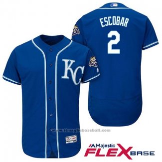 Maglia Baseball Uomo Kansas City Royals Alcides Escobar Flex Base