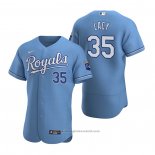 Maglia Baseball Uomo Kansas City Royals Asa Lacy Autentico Alternato Blu