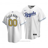 Maglia Baseball Uomo Kansas City Royals Personalizzate Replica Cool Base Primera Bianco