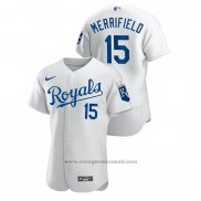 Maglia Baseball Uomo Kansas City Royals Whit Merrifield Autentico Bianco