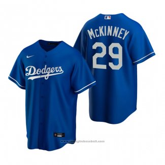 Maglia Baseball Uomo Los Angeles Dodgers Billy Mckinney Replica Alternato Blu