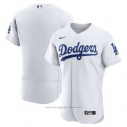 Maglia Baseball Uomo Los Angeles Dodgers Primera Autentico Bianco