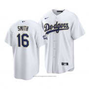Maglia Baseball Uomo Los Angeles Dodgers Will Smith 2021 Gold Program Replica Bianco