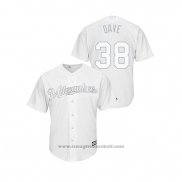 Maglia Baseball Uomo Milwaukee Brewers Devin Williams 2019 Players Weekend Replica Bianco