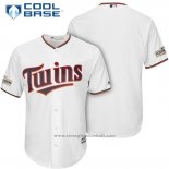 Maglia Baseball Uomo Minnesota Twins 2017 Postseason Bianco Cool Base