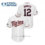 Maglia Baseball Uomo Minnesota Twins Jake Odorizzi 2019 Postseason Cool Base Bianco