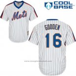 Maglia Baseball Uomo New York Mets Dwight Gooden Bianco Cooperstown Cool Base