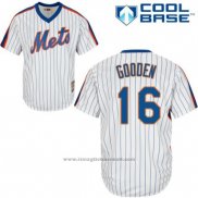 Maglia Baseball Uomo New York Mets Dwight Gooden Bianco Cooperstown Cool Base