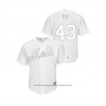 Maglia Baseball Uomo New York Mets Luis Avilan 2019 Players Weekend Replica Bianco