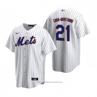 Maglia Baseball Uomo New York Mets Pete Crow-Armstrong Replica 2020 Bianco