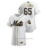 Maglia Baseball Uomo New York Mets Robert Gsellman Golden Edition Autentico Bianco