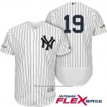 Maglia Baseball Uomo New York Yankees 2017 Postseason Masahiro Tanaka Bianco Flex Base